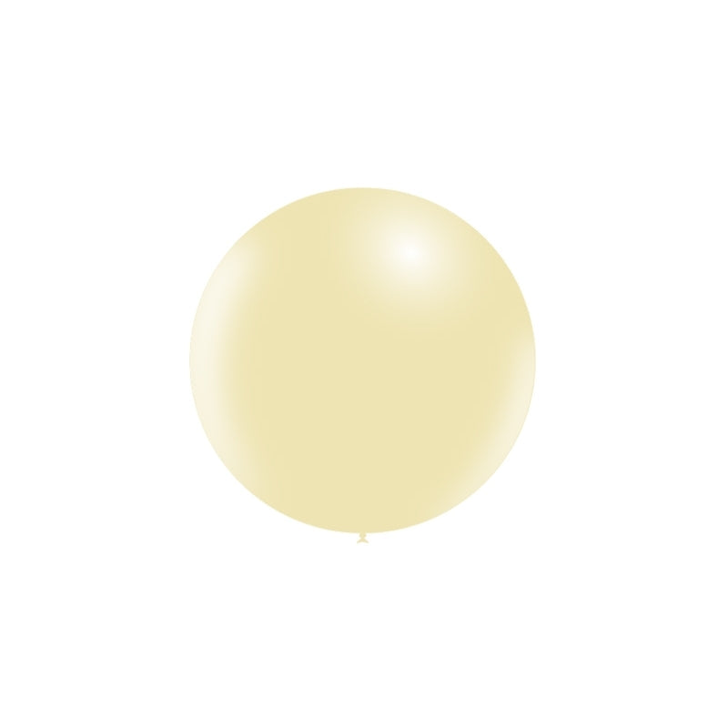 Balloonia 24" Ivory Latex Balloon – (1 Piece)