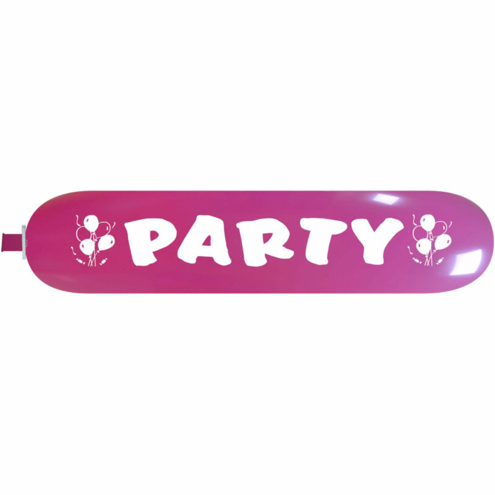 Cattex GL500 67" Banner Fuchsia Party Latex Balloon – (1 Piece)