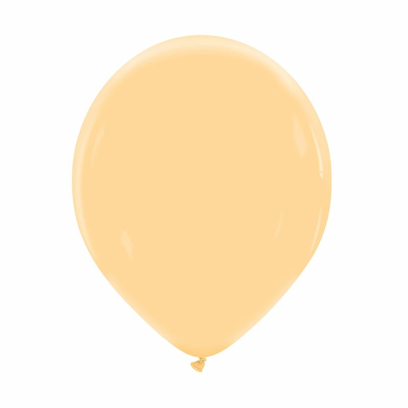 Cattex 12" Apricot Premium Latex Balloons – (Pack of 15)