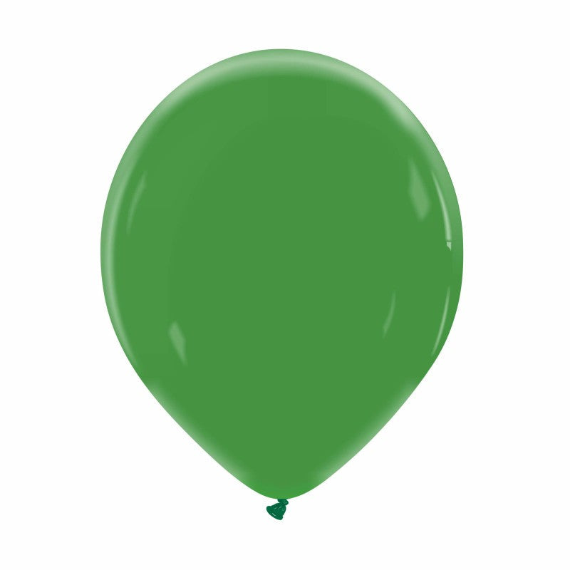 Cattex 12" Crocodile Green Premium Latex Balloons – (Pack of 15)