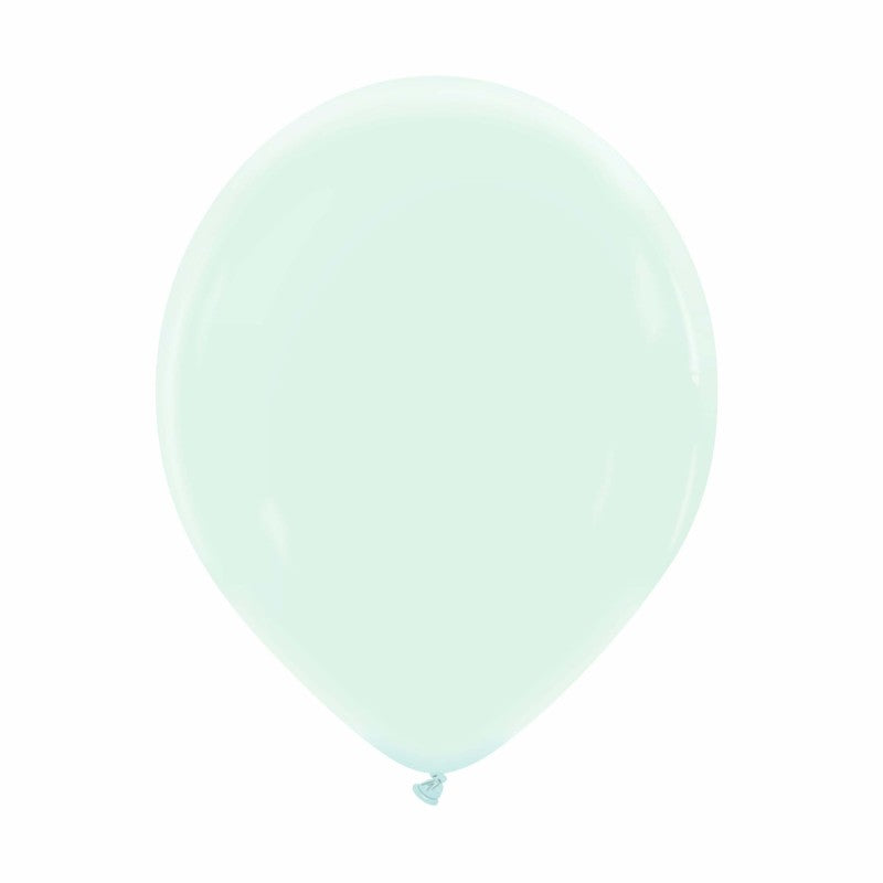 Cattex 12" Ice Blue Premium Latex Balloons – (Pack of 15)