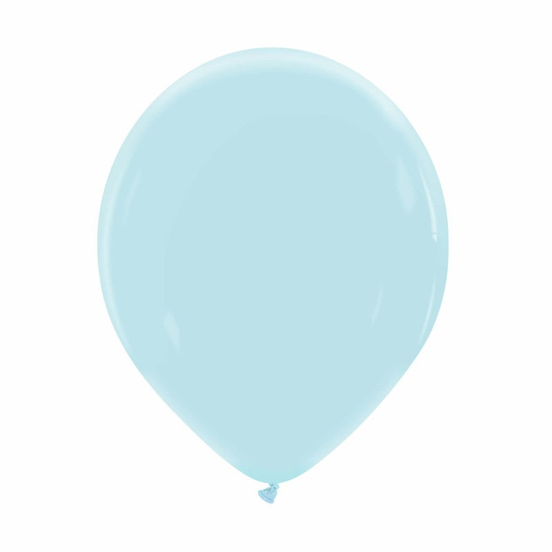 Cattex 12" Maya Blue Premium Latex Balloons – (Pack of 15)