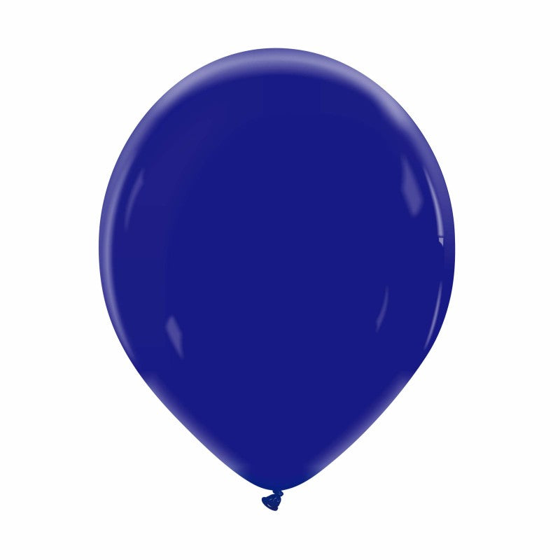 Cattex 12" Navy Blue Premium Latex Balloons – (Pack of 15)