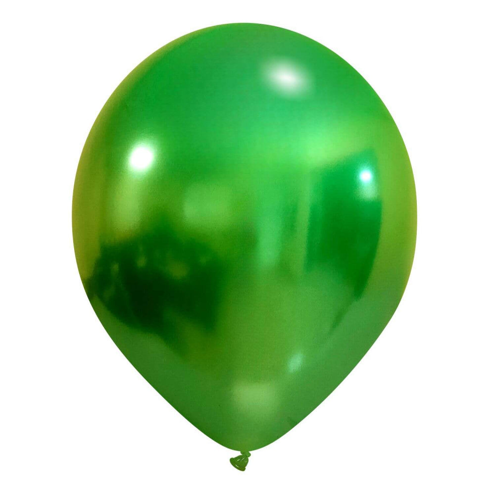 Cattex 13" Titanium+ Green Latex Balloons – (Pack of 10)