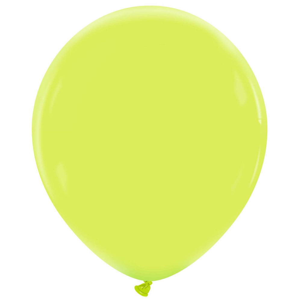 Cattex 18" Apple Green Premium Latex Balloons – (Pack of 25)
