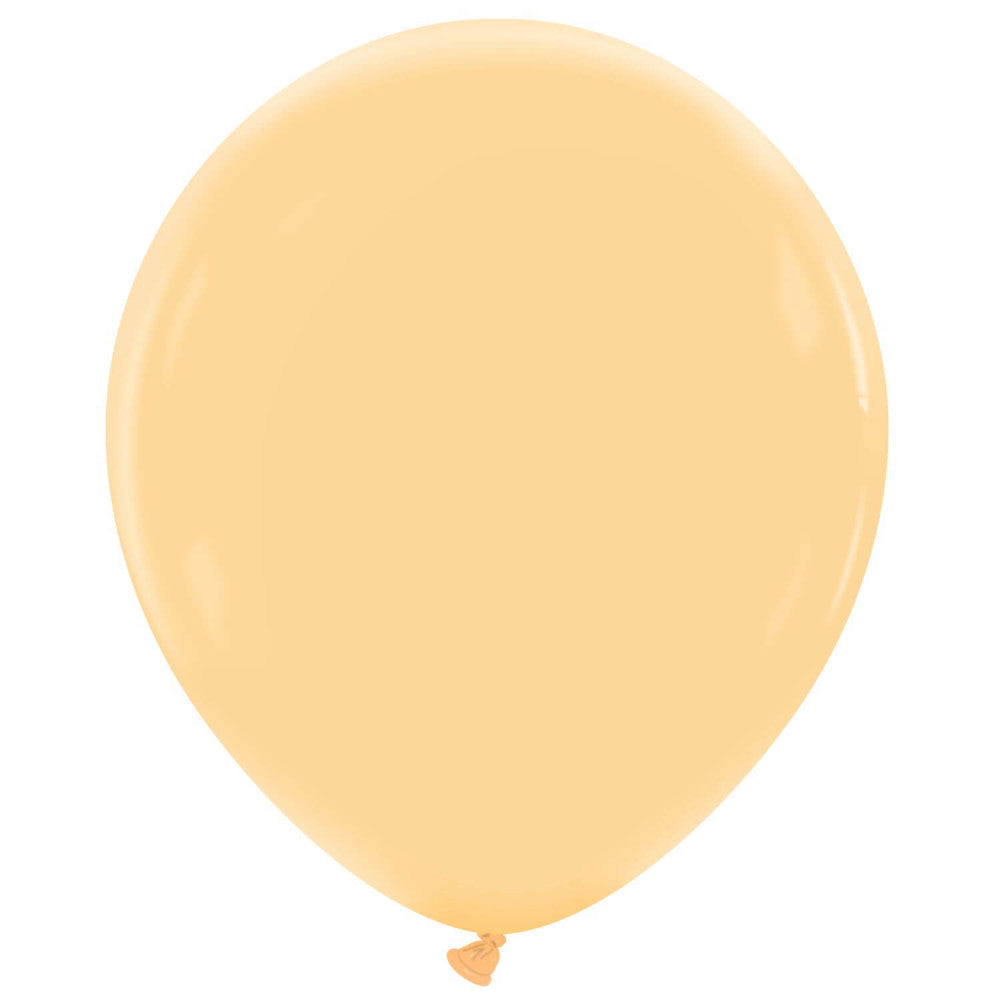 Cattex 18" Apricot Premium Latex Balloons – (Pack of 25)