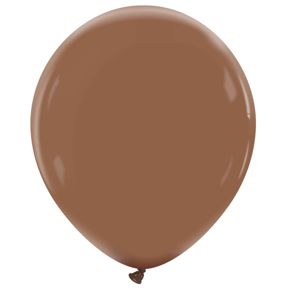 Cattex 18" Chocolate Premium Latex Balloons – (Pack of 10)