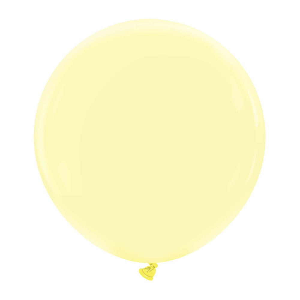Cattex 24" Lemon Cream Premium Latex Balloons – (1 Piece)