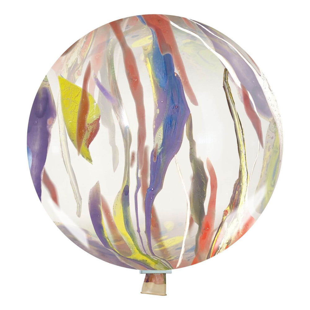 Cattex 35" Giant Clear Marbled Latex Balloon – (1 Piece)