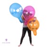 Cattex 18" Premium - Cool Smiley - Assortiment Cristal - 25 PCS - Ballons en latex