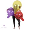 Cattex 18" Premium - Cool Smiley - Assortiment Cristal - 25 PCS - Ballons en latex