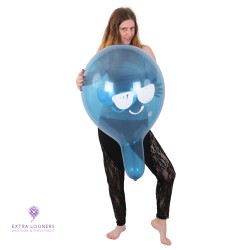 Cattex 18" Premium - Cool Smiley - Assortiment Cristal - 25 PCS - Ballons en latex