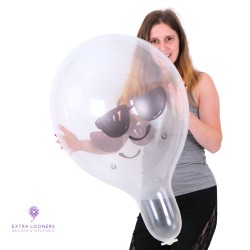 Cattex 18" Premium - Cool Smiley - Assortiment Cristal - 25 PCS - Ballons en latex