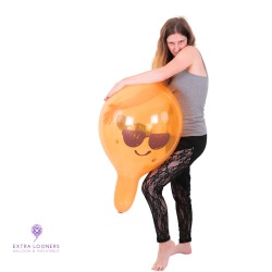 Cattex 18" Premium - Cool Smiley - Assortiment Cristal - 25 PCS - Ballons en latex
