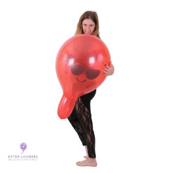Cattex 18" Premium - Cool Smiley - Assortiment Cristal - 25 PCS - Ballons en latex