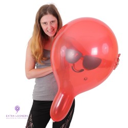 Cattex 18" Premium - Cool Smiley - Assortiment Cristal - 25 PCS - Ballons en latex