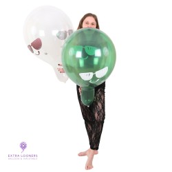 Cattex 18" Premium - Cool Smiley - Assortiment Cristal - 25 PCS - Ballons en latex