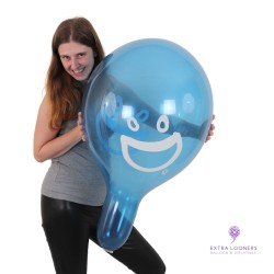 Cattex 18" Premium - Big Smile – Crystal Assorted – 1 PCS – Latex Balloons