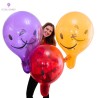 Cattex 18" Premium - Smiley - Assortiment Cristal - 1 PCS - Ballons en latex