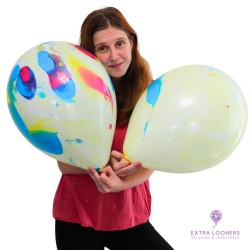 Globos Payaso / Unique 14" - Assortiment Marbré - 5 PCS - Ballons en latex