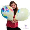 Globos Payaso / Unique 14" - Assortiment Marbré - 50 PCS - Ballons en latex