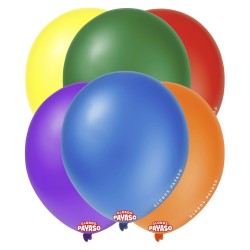 Globos Payaso / Unique 16" - Assortiment Cristal - 5 PCS - Ballons en latex