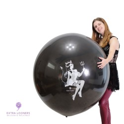 Cattex 34" Rond - Lilith Halloween - Noir - 5 PCS - Ballon en Latex