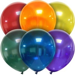 Belbal 17" B150 - Assortiment Cristal - 25 PCS - Ballons en latex