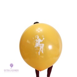 Cattex 34" Rond - Lilith Halloween - Orange - 2 PCS - Ballon en Latex