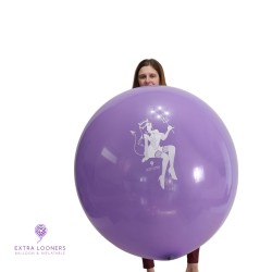 Cattex 34" Rond - Lilith Halloween - Violet - 5 PCS - Ballon en Latex