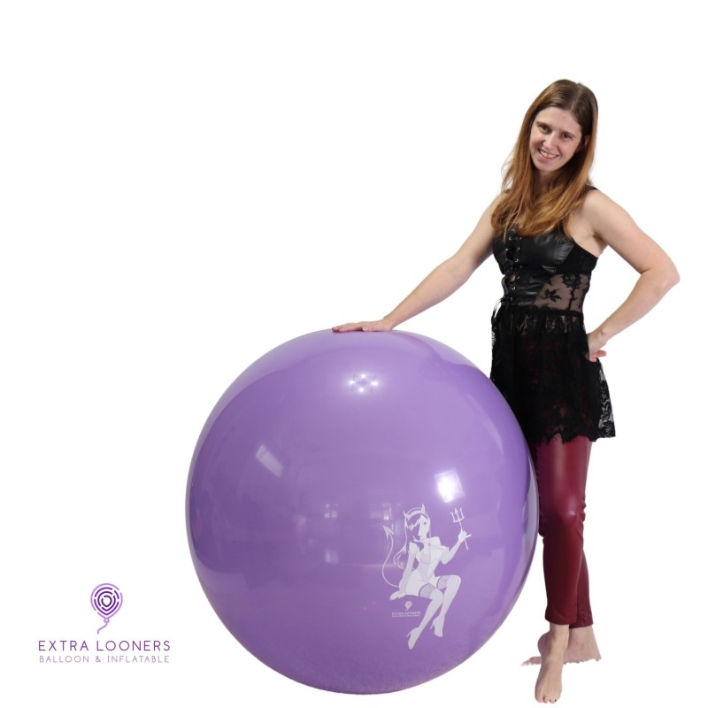 Cattex 34" Rond - Lilith Halloween - Violet - 5 PCS - Ballon en Latex