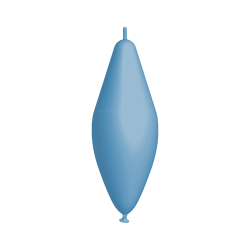 Rifco / BWS 12"x30" - Link - Bleu Clair - 5 PCS - Ballons en latex