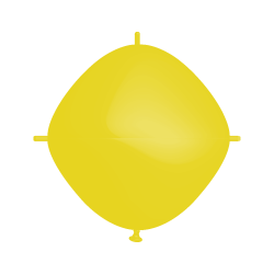 Rifco / BWS 18"x18" - Squareloon - Jaune - 5 PCS - Ballons en latex