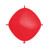 Rifco / BWS 18"x18" - Squareloon - Rouge - 10 PCS - Ballons en latex