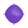 Rifco / BWS 18"x18" - Squareloon - Purple - 5 PCS - Latex Balloons