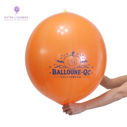 Cattex 18" PunchBall - Halloween de Balloune-QC - Assortiement - 25 PCS - Ballon en Latex