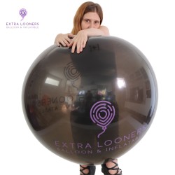 Cattex 32" Géant - Extra Looners - Noir - 2 PCS - Ballons en latex