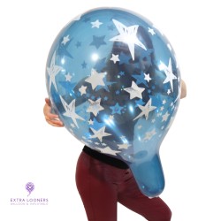 Cattex 18" Premium - Étoiles - Assortiment Cristal - 25 PCS - Ballons en latex