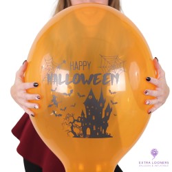 Cattex 14" Premium Château Halloween - Orange Cristal - 1 PCS - Ballons en latex