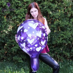 Cattex 18" Premium - Coeur - Assortiment Cristal - 25 PCS - Ballons en latex