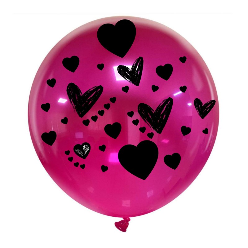 Cattex 24" Premium - Coeur - Fuchsia Cristal - 1 PCS - Ballons en latex
