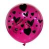 Cattex 24" Premium - Coeur - Fuchsia Cristal - 1 PCS - Ballons en latex