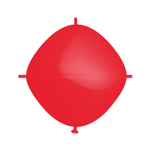 Rifco / BWS 18" Squareloon Red Latex Balloon – (1 Piece)