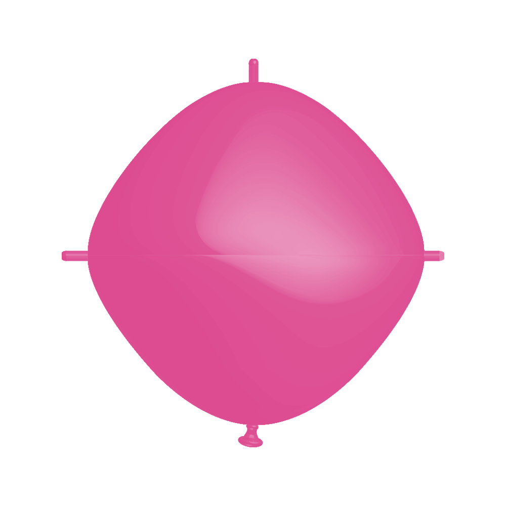 Rifco / BWS 18" Squareloon Fuchsia Latex Balloon – (1 Piece)