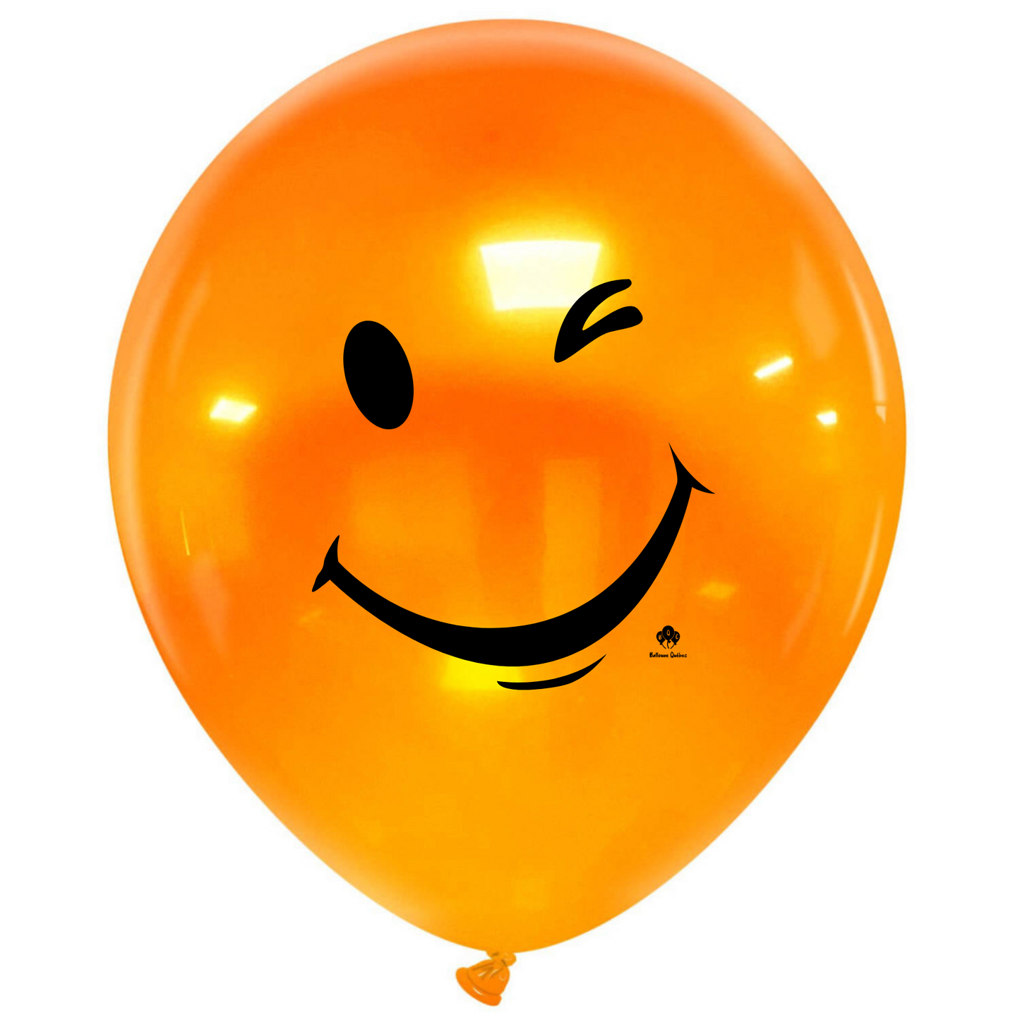 Cattex 18" Crystal Smiley Premium Latex Balloons – Assorted Colors (Pack of 10)