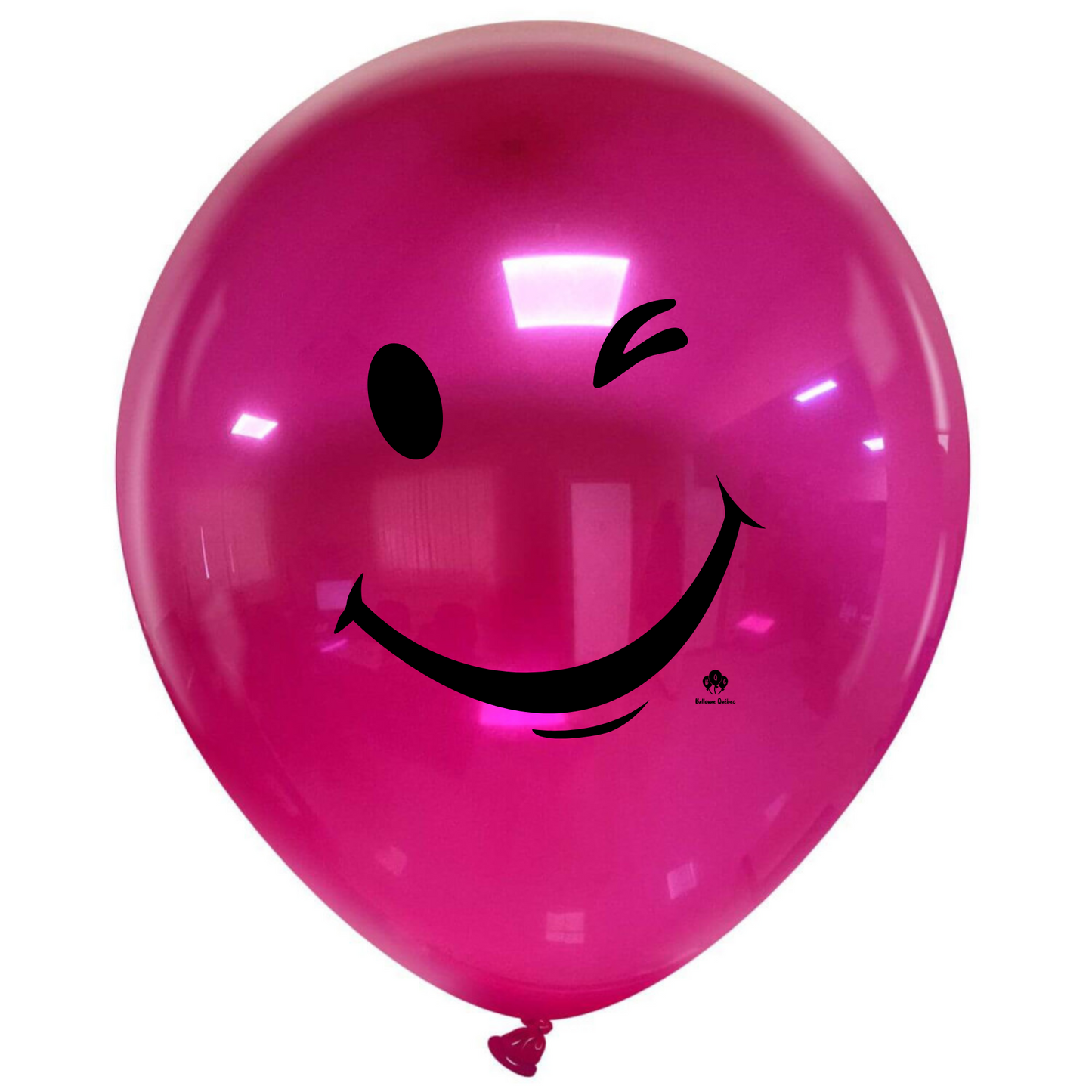 Cattex 18" Crystal Smiley Premium Latex Balloons – Assorted Colors (Pack of 10)