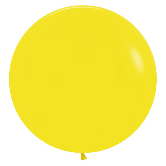 Sempertex R24 Fashion Yellow Latex Balloon – (1 Piece)