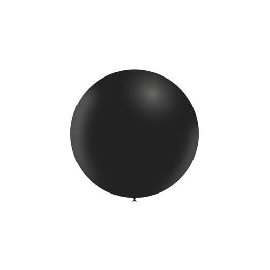 Balloonia 24" Black Standard 1 PCS Balloon