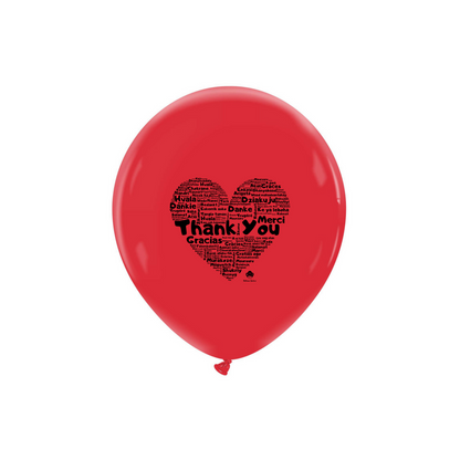 Cattex 18" Thank You Premium Latex Balloons – (Pack of 20)
