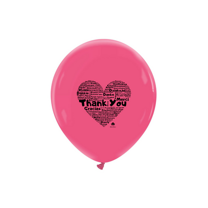 Cattex 18" Thank You Premium Latex Balloons – (Pack of 20)